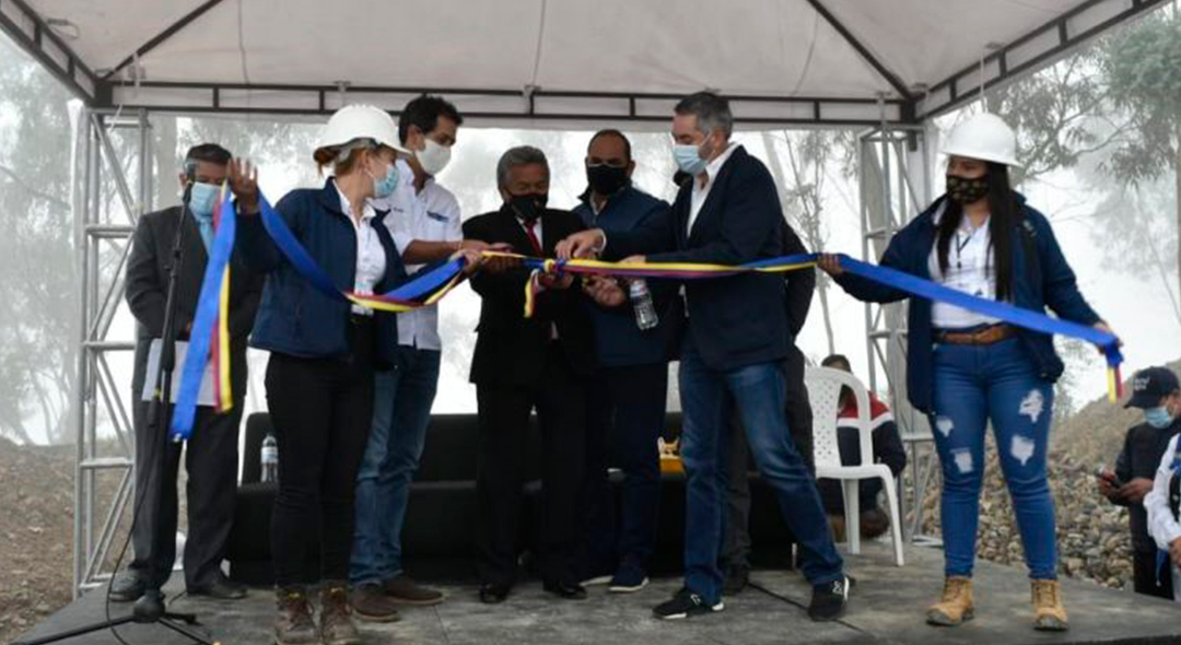 Acto de entrega de obras de optimización en el relleno La Cortada. Foto: Jonathan Sarmiento - Gobernación de Norte de Santander.
