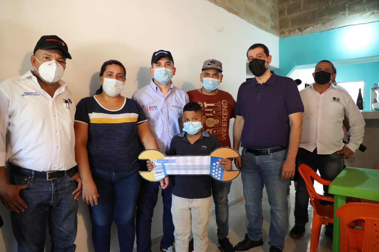 Cientos de familias ya se benefician con los mejoramientos de vivienda de Casa Digna Vida Digna en Valledupar. Foto: (MVCT)