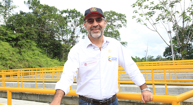 Minvivienda visita obras para agua potable y saneamiento ambiental