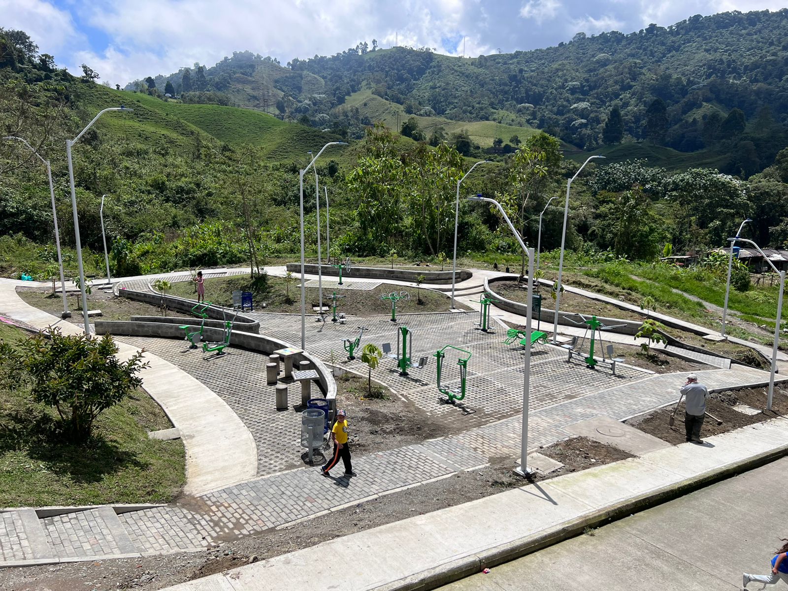 Parque Sacúdete - Urbanización San Sebastián. Foto: archivo prensa (MVCT)