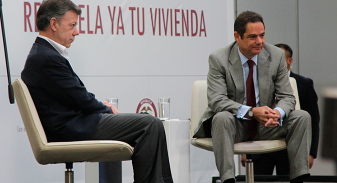 Santos y Vargas Lleras inauguran la Feria de la Remodelación