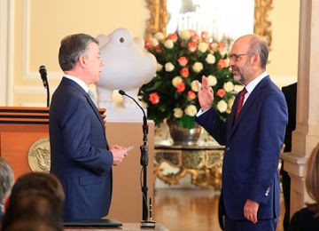 Camilo Sanchez se posesiono como nuevo Ministro de Vivienda Ciudad y Territorio