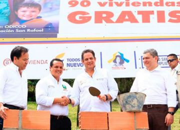 Mas de la mitad de viviendas gratis de la segunda fase ya se esta construyendo