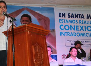 2.800 familias pobres de Santa Marta tendrán ducha, sanitario, lavamanos y lavadero dentro de sus casas