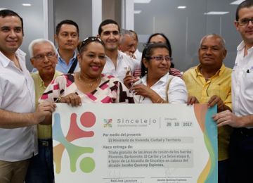 Minvivienda firmo convenio de cooperacion para legalizar 639 predios en Sincelejo Sucre