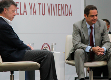 Santos y Vargas Lleras inauguran la Feria de la Remodelación