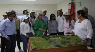 Ministra de Vivienda firma convenios para la ejecución de diversos proyectos de agua potable, saneamiento básico y viviendas dignas en el departamento. Foto: Sharon Duran (MVCT)