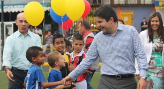 El barrio Bello Horizonte de Pereira tiene una nueva cara gracias a obras que inauguró hoy Minvivienda